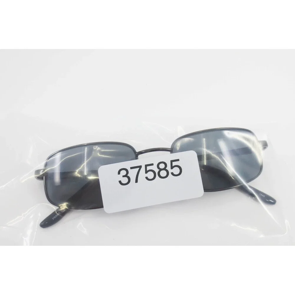 Gunmetal Rectangular Metal Sunglasses MM3007 GM 53-19-140 Gray Lens Mens Womens